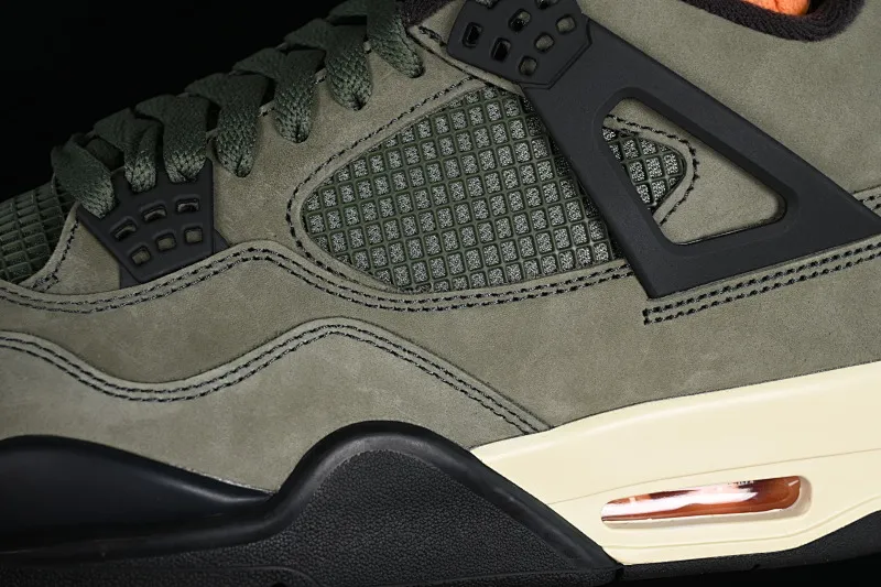 All categories Air Jordan Jordan series basketball shoes Air Jordan 4 GX foreign trade version Air Jordan 4 Retro "Undftd" AJ4 Joe 4 suede military green